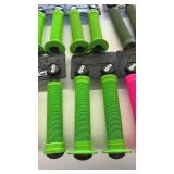 Collection of 8 Pairs of ODI Lock-On Motorcycle Handlebar Grips in Assorted Colors