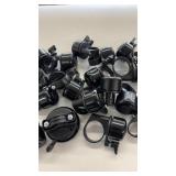 Lot of 30 Black Bicycle Bells