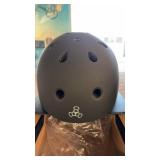 Triple Eight All Black Matte Multi-Sport Dual Certified Helmet (S/M)