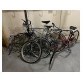 Lot of 4 Vintage Road Bicycles
