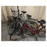 Lot of 4 Vintage Road Bicycles