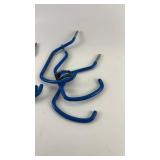Set of 6 Blue Oversized Wood Thread Hooks