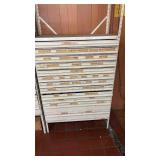 Equipto 12-Drawer Industrial Parts Cabinet with Adjustable Trays