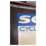 Vintage Schwinn Cycling and Fitness Plastic Sign