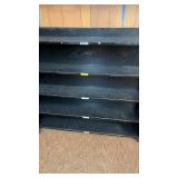 Wooden Shelving Unit for Storage, 61.5â Long