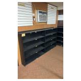 Used Wooden Shelving Unit for Storage - 8ft Long