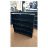 Black Wooden Shelving Unit for Storage 4ft x 4ft