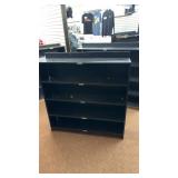 Black Wooden Shelving Unit for Storage 4ft x 4ft