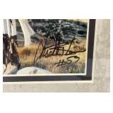 Matt Blair Autographed Cross Photo Framed Signed Front & Back 10 1/2" x 12 1/2"