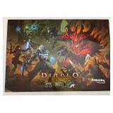 Misc. Blizzcon Art Posters Autographed By Artists Including DIABLO, HEROES OF THE STORM & More (HEARTHSTONE NOT AUTOGRAPHED) 14" x 20"