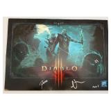 Misc. Blizzcon Art Posters Autographed By Artists Including DIABLO, HEROES OF THE STORM & More (HEARTHSTONE NOT AUTOGRAPHED) 14" x 20"
