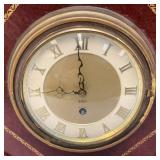 Antique 14 1/2" 8 Day Wall Clock With Key