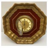 Antique 14 1/2" 8 Day Wall Clock With Key