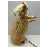 (RARE) Vintage Windward Christmas Porcelain Fairy 30" (Relisted Do To No Show)