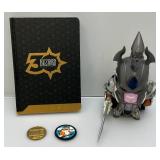 Misc. BLIZZARD "Blizz Con" Collectibles Including Exclusive Cute But Deadly Colossal Arthas Led Light Up 8" Tall & More