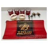 Very Cool Collectible Makers Mark Glasses & Beer Advertisement Items