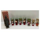 Misc. Vintage Oriental Porcelain Figures & More (Most 4" Tall) In Original Boxes (Boxes Beat Up)