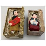 Misc. Vintage Oriental Porcelain Figures & More (Most 4" Tall) In Original Boxes (Boxes Beat Up)