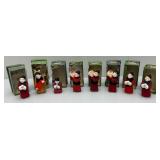 Misc. Vintage Oriental Porcelain Figures (Most 4" Tall) In Original Boxes (Boxes Beat Up)