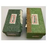 Misc. Vintage Oriental Porcelain Figures (Most 4" Tall) In Original Boxes (Boxes Beat Up)