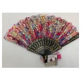 Misc. Vintage Oriental Collectibles Including Wood Enamel 8 1/2" Tall Two Piece Egg Storage Vessel & More