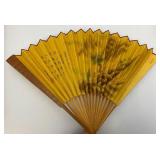 Misc. Vintage Oriental Collectibles Including Wood Enamel 8 1/2" Tall Two Piece Egg Storage Vessel & More