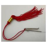 Vintage Chinese Hexagonal Scroll Box With Vintage Oriental Scroll 11 1/2" L x 31" H