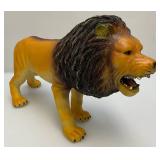 Misc. Vintage Rubber Animals Lot Including 18" Lion & More