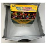 Two Sterilite Three Drawer Stacking Storage Containers With Art Supplies, Finger Nail Polish & More