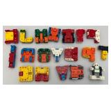 Group Of Misc. Vintage Alphabots
