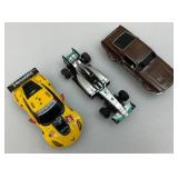 Vintage Slot Car Track With Four Slot Cars (Seems Complete)