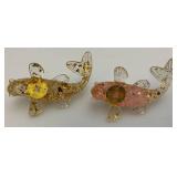 Zen Bless Crystals Tree, 7 Chakra healing Crystals Tree Gaia Te Fiti Storage Tray With Koi Fish, Yoga Meditation Zen Home Décor Set