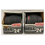 Group OF Misc. Bell, Schwinn Brand Mountain Bike Tires With Flat Defense & Puncture Guard (NIB)1=20" 2= 24" 1=700c