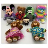 Misc. Stuffed Animals Including Minnie Mouse & More