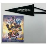 Misc. BLIZZARD Collectibles Pins And More Including Autographed Posters, Hearthstone & More