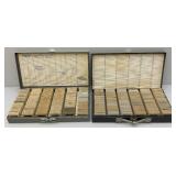 Misc. Vintage Slides In Metal Storage Boxes