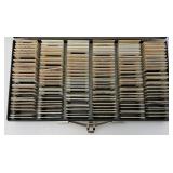 Misc. Vintage Slides In Metal Storage Boxes