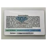 GIE Labs (Lab Created) 12.60 Ct Emerald Cut Green Sapphire With Card (In Protective Case)