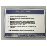 GG IJ Gems Gemological Institute Of Jaipur (Lab Created) 8.70 CT Cushion Cut Blue Topaz With Card (In Protective Case)