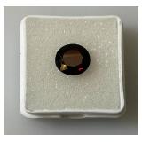 3.68 CT (Lab Created) Oval Red Spessartite Garnet (In Protective Sleeve)