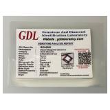 GDL (Lab Created) 1.70 CT Square Cut Purple Musgravite With Card (In Protective Case)