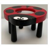Misc. Toys Including Miniature  8" World Globe , Ladybug Magnifying Stool & Reading Rainbow Clock