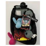 Misc. Collectible Items Including Spiderman Backpack, Hello Kitty Handbag & More