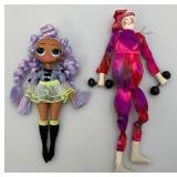 Large Group Of Misc. Dolls & Clothes
