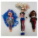 Large Group Of Misc. Dolls & Clothes