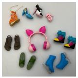 Large Group Of Misc. Dolls & Clothes