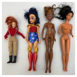 Large Group Of Misc. Dolls & Clothes