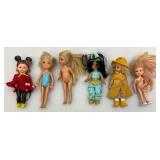 Large Group Of Misc. Dolls & Clothes