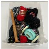 Misc. Yarn In Three Drawer Cabinet