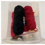Misc. Yarn In Three Drawer Cabinet